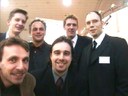 The FHTW team with its partner daViKo at CeBIT 2002