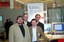 Torsten, Michael, Andreas and Thomas in front of our booth CeBIT 2003