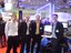Gabriel, Arne, Fritz and Olaf in front of our booth