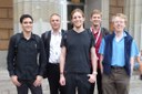 Alex, Thomas, Gabriel, Matthias and Gorry - our valued colleague from Aberdeen - @ 75th IETF meeting