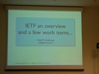 ... his serious hobby - the IETF