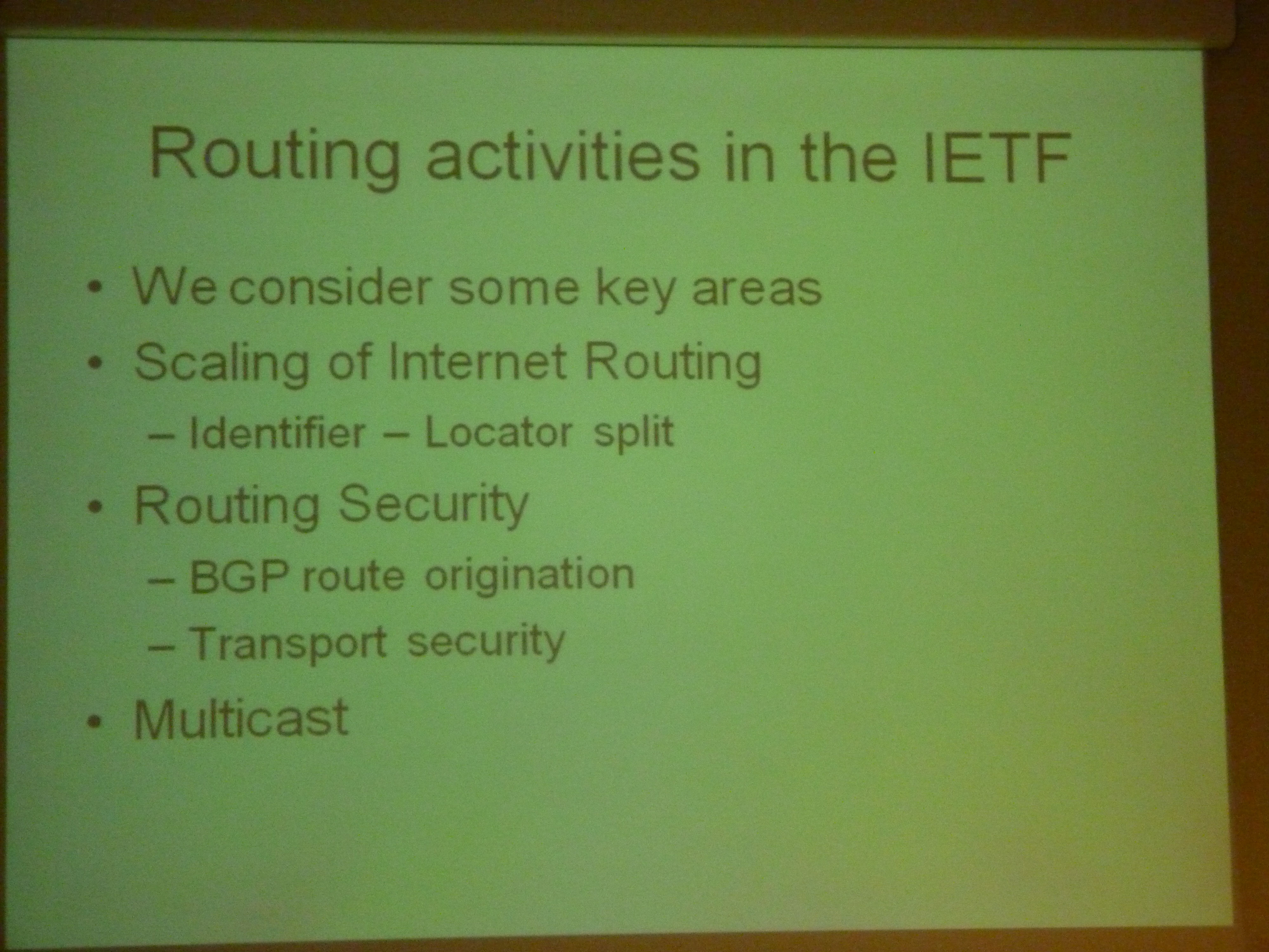 IETF-like slide style ...